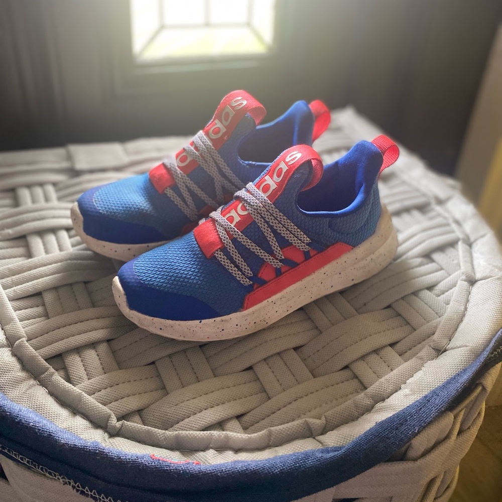 Adidas Kids Lite Racer Adapt 5.0 K Blue/Red/White (Size 12K)